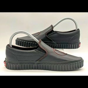 Mens Vans Red Slip Shoes 